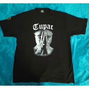 Rare Cross Colours x Tupac Shakur "Prayer" Graphic T-Shirt Size 2X